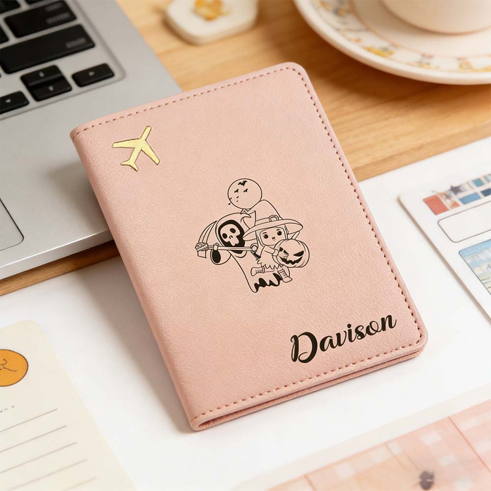 Travel Accessories Meaning - ปกหนังสือเดินทางแบบส่วนตัว 1 ชิ้น พร้อมสลักชื่อ ของขวัญสำหรับแฟนหนุ่ม ของขวัญแทนใจ