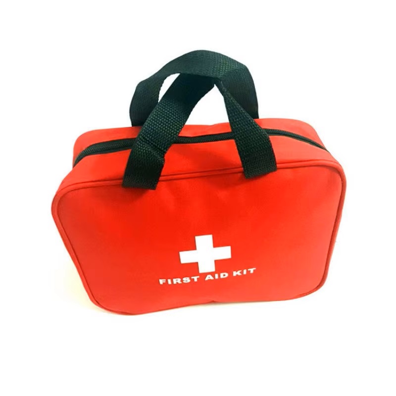 First Aid Travel Kit - ชุดปฐมพยาบาลพร้อมกระเป๋าขนาดกะทัดรัดและน้ำหนักเบา 210 ชิ้น วัสดุคุณภาพสูงสำหรับกรณีฉุกเฉิน ใช้ได้ทั้งที่บ้าน/รถยนต์ หรือการเดินทาง