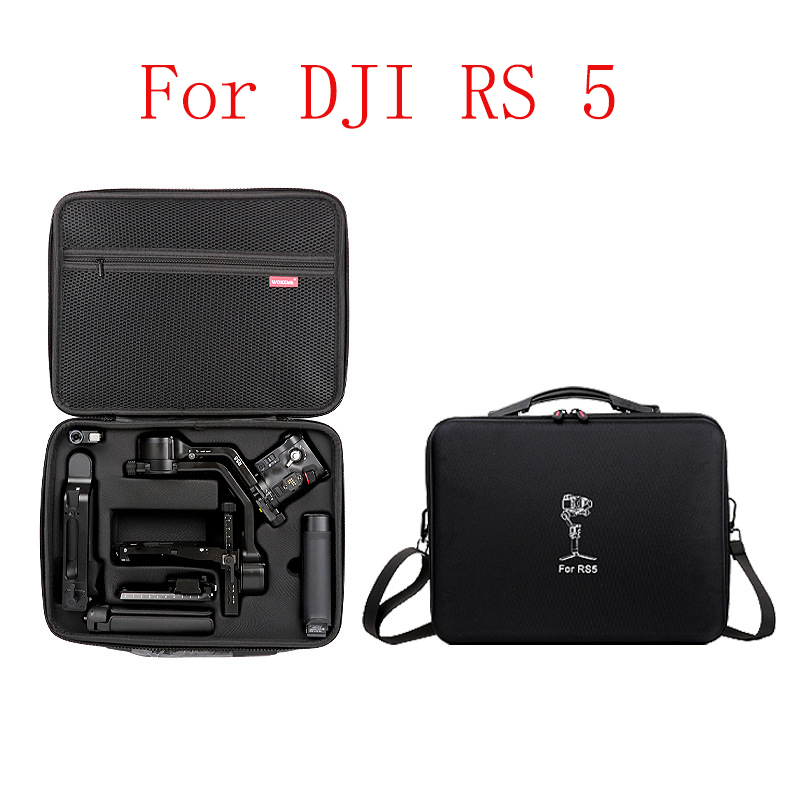 Travel Packing Cube - กระเป๋าสะพายไหล่สำหรับ DJI RS 5 กล่องเก็บของกันกระแทกแบบแข็ง กระเป๋าเดินทางสำหรับอุปกรณ์เสริม