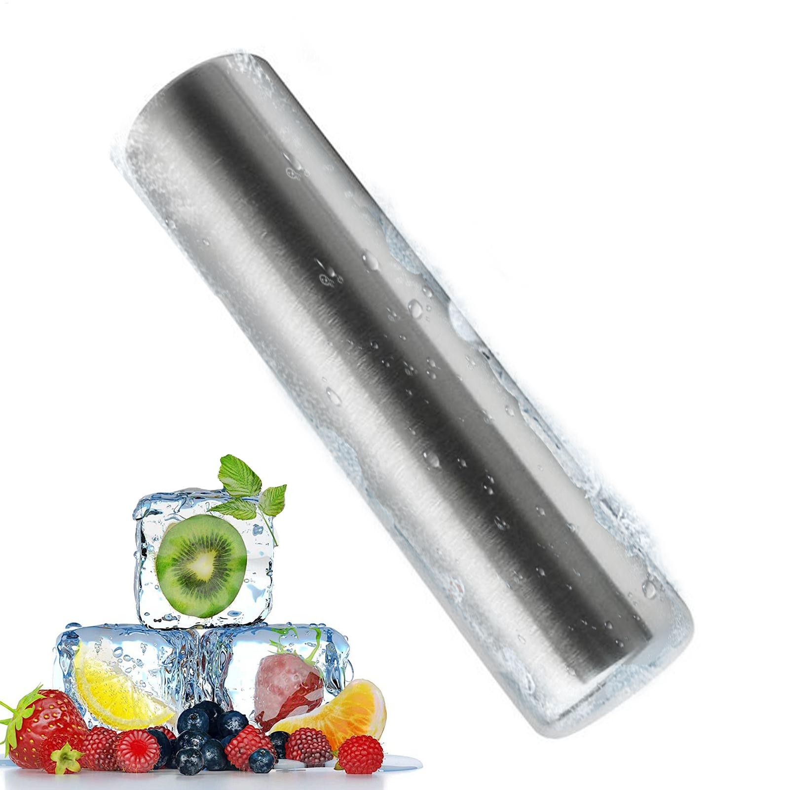 Travel Packing Cube - สแตนเลสแพ็คน้ําแข็งReusable Travel CoolersแบบพกพาCoolers Rapid Freezingโลหะตู้แช่แข็งสําหรับกาแฟห้องครัว