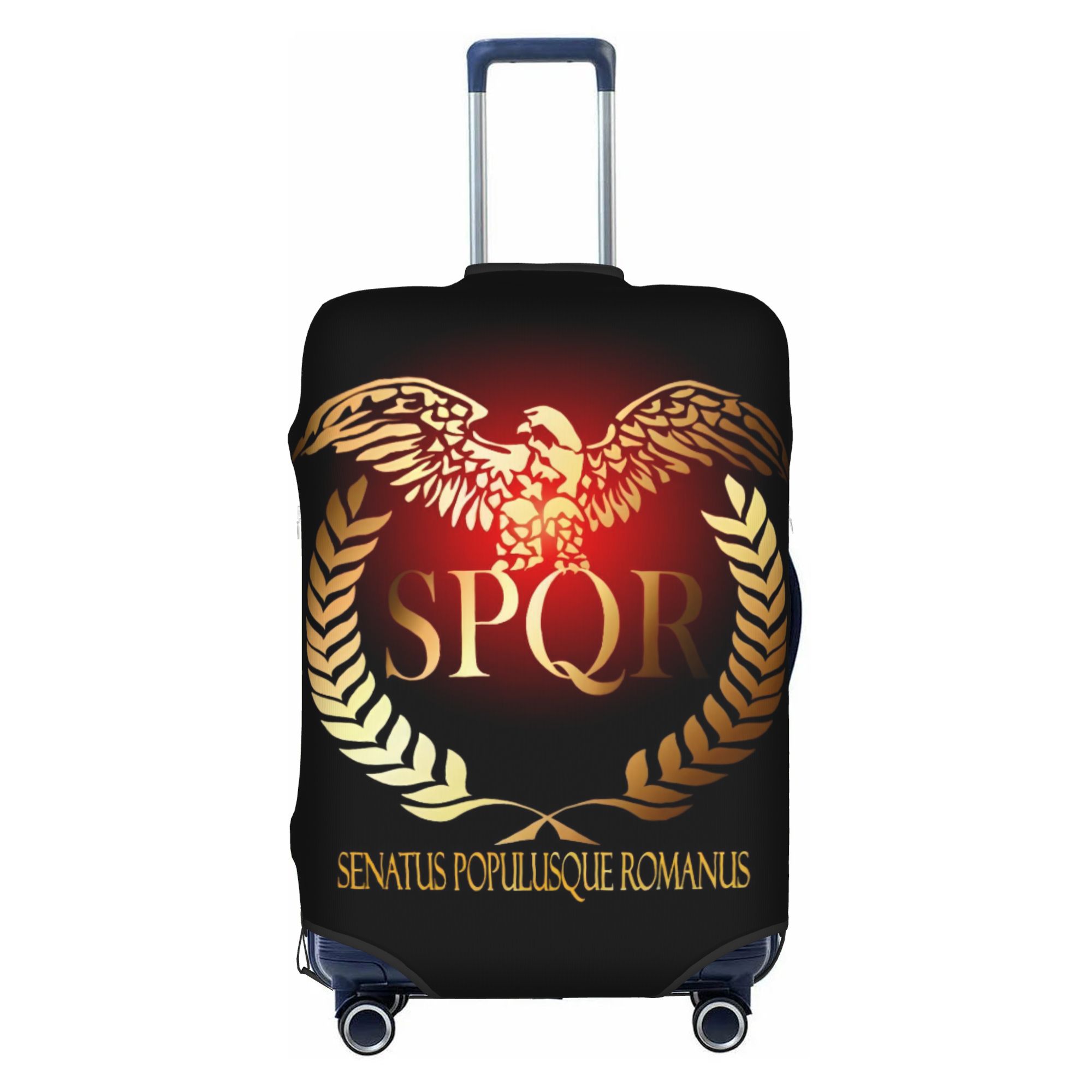 Travel Accessories Rome - จักรวรรดิโรมัน โกลด์ อิมพีเรียล อีเกิล ผ้าคลุมกระเป๋าเดินทางแบบยืดหยุ่นโรม SPQR