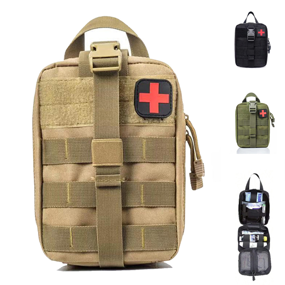 First Aid Travel Kit - ชุดปฐมพยาบาล กระเป๋าฉุกเฉินทางการแพทย์สำหรับผู้ชาย ผู้หญิง กิจกรรมกลางแจ้ง กีฬา ท่องเที่ยว