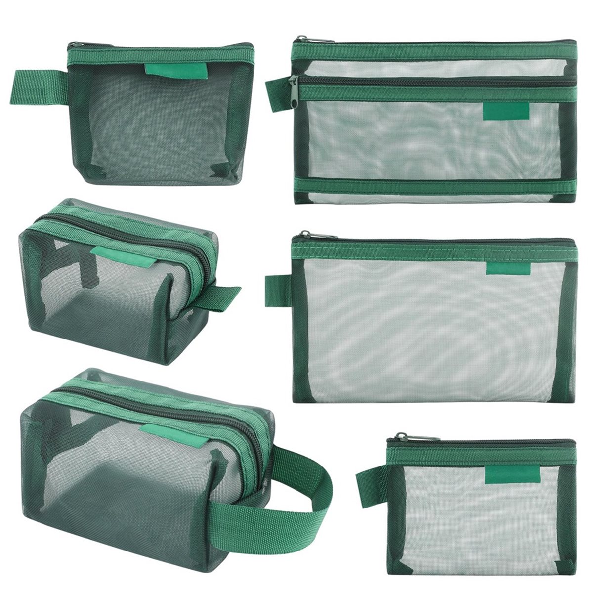 Travel Accessories To Buy - 【TODAY-BUY】~@ 6 ชิ้น ถุงตาข่ายใสสำหรับใส่เหรียญและของจิปาถะ, กระเป๋าใส่การ์ด 3