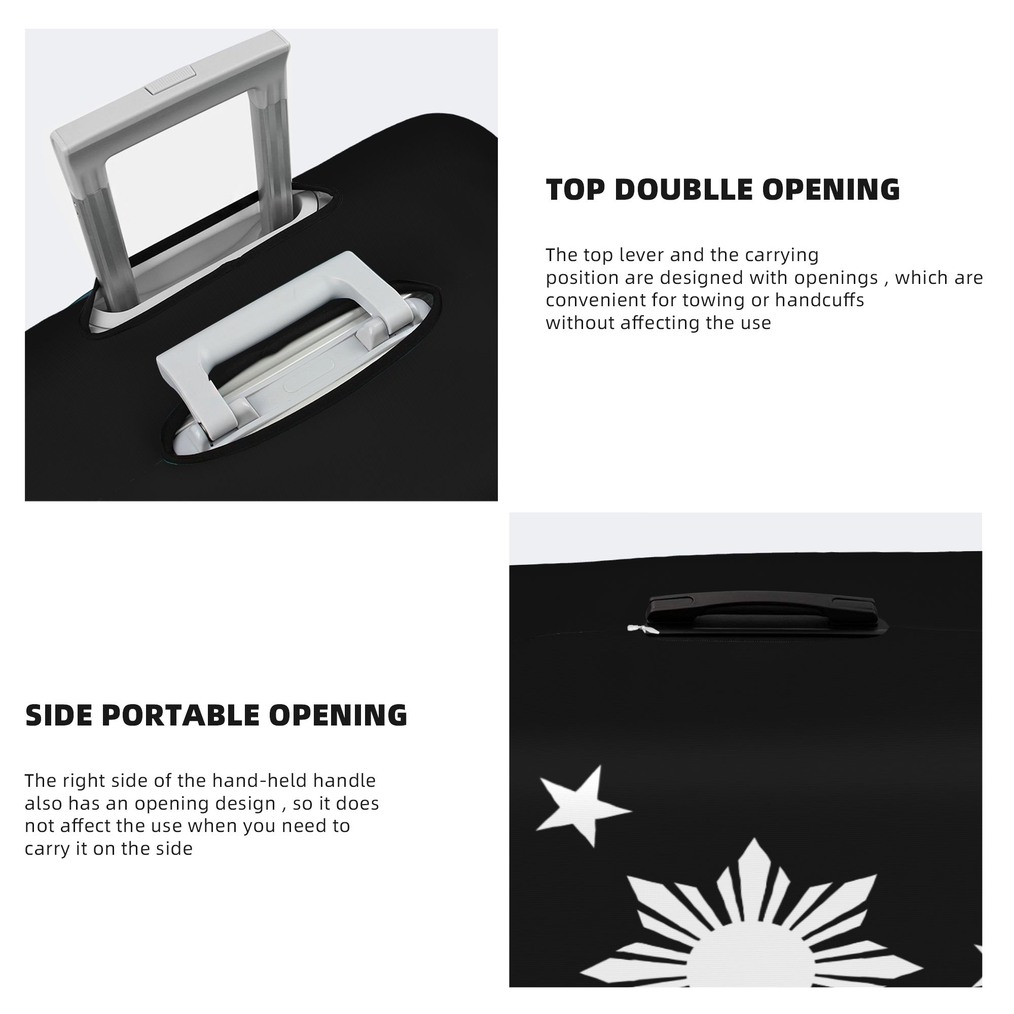 3 ดาวและดวงอาทิตย์ ฝาครอบกระเป - Travel Accessories Philippines บทวิจารณ์และราคา