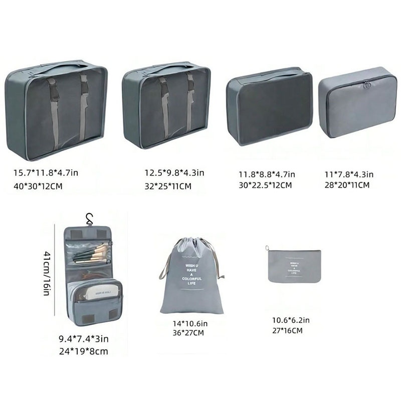 ชุดจัดเก็บสัมภาระสำหรับนักศึกษ - Travel Accessories Packing Cubes บทวิจารณ์และราคา