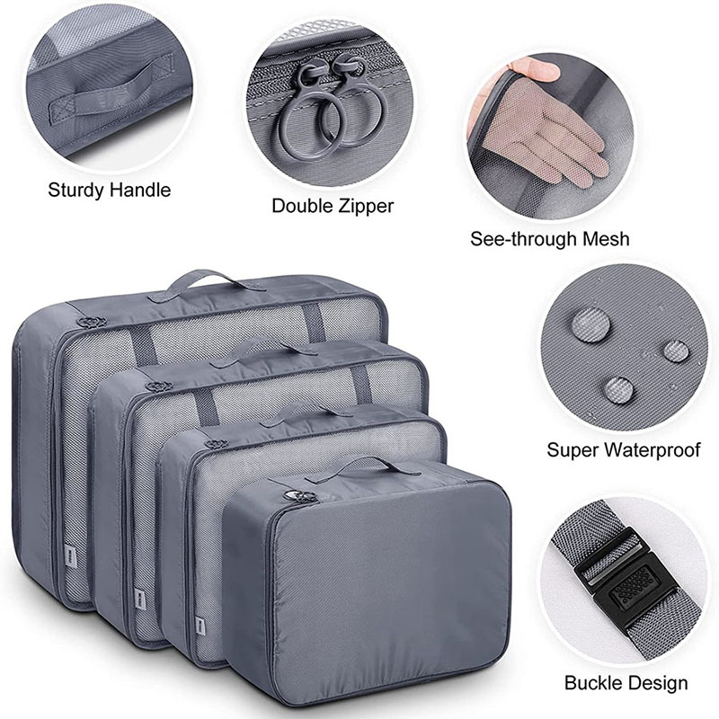 ชุดจัดเก็บสัมภาระสำหรับนักศึกษ - Travel Accessories Packing Cubes บทวิจารณ์และราคา