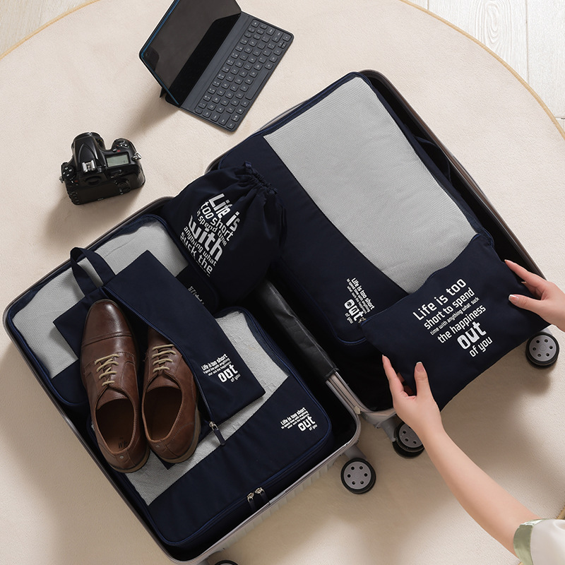 ชุดจัดระเบียบกระเป๋าเดินทาง QX - Travel Accessories Packing Cubes บทวิจารณ์และราคา