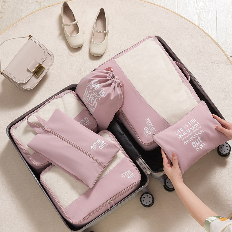 ชุดจัดระเบียบกระเป๋าเดินทาง QX - Travel Accessories Packing Cubes บทวิจารณ์และราคา
