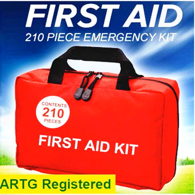 ชุดปฐมพยาบาลพร้อมกระเป๋าขนาดกะ - First Aid Travel Kit บทวิจารณ์และราคา