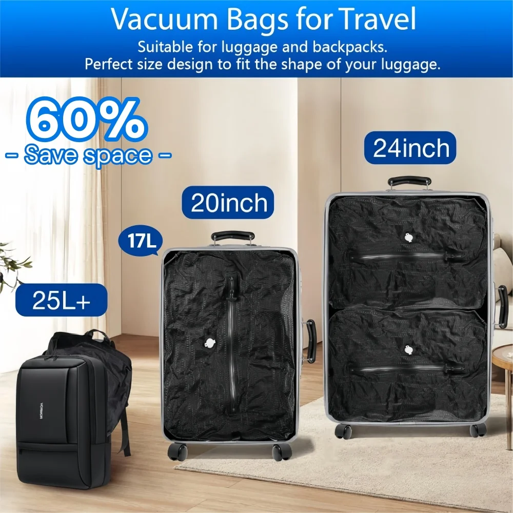 ถุงเก็บของสุญญากาศสำหรับเดินทา - Travel Accessories Packing Cubes บทวิจารณ์และราคา