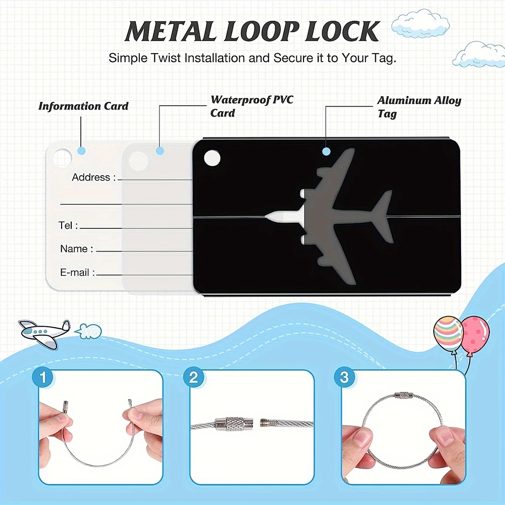 อลูมิเนียมอัลลอยด์แท็กกระเป๋าเ - Qantas Travel Accessories บทวิจารณ์และราคา