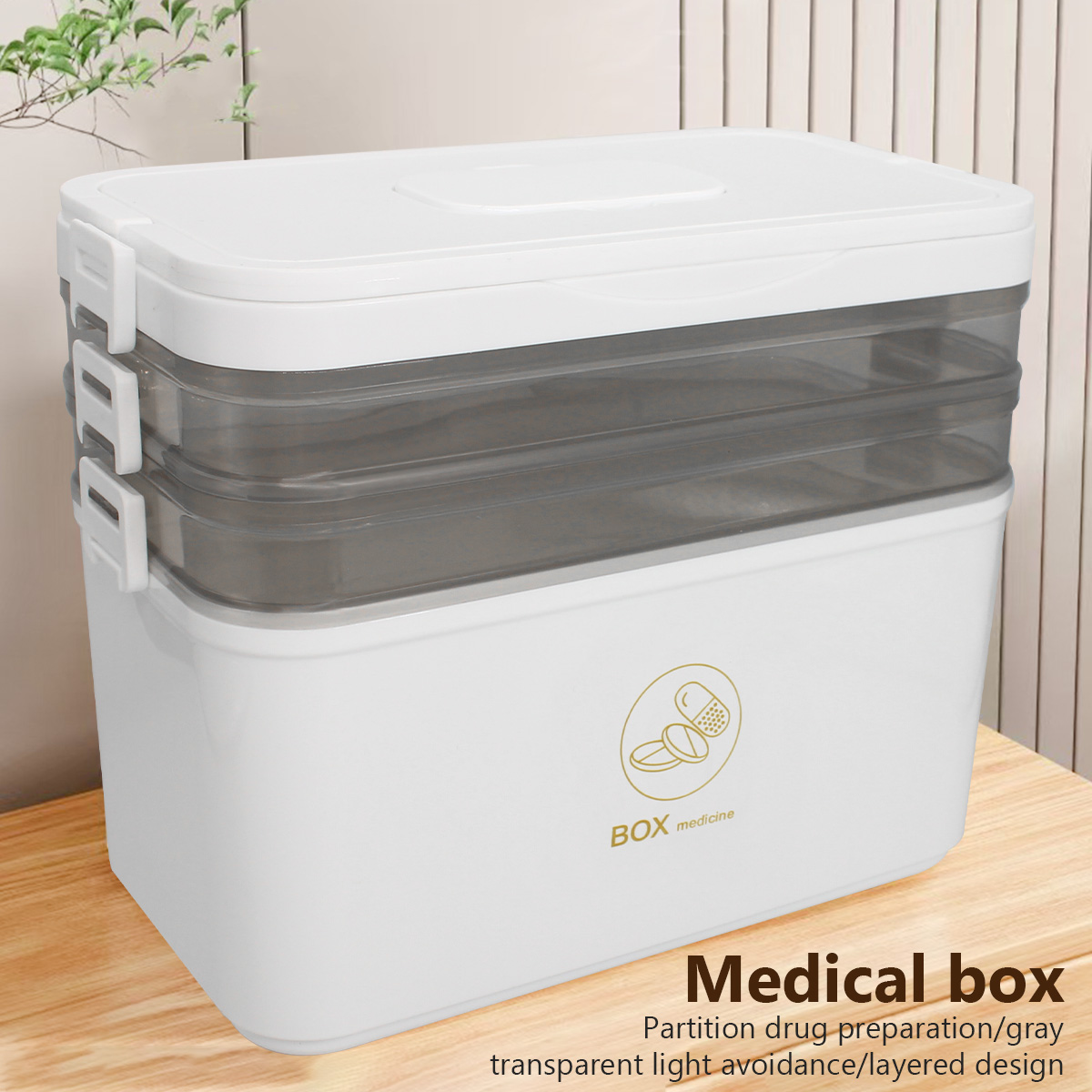 YX กล่องเก็บของแบบวางซ้อนกันได - First Aid Travel Kit บทวิจารณ์และราคา