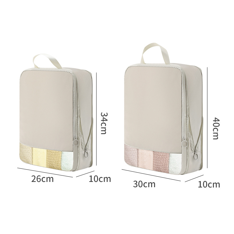 2 ชิ้นชุด Soft Travel Organize - Travel Accessories Packing Cubes บทวิจารณ์และราคา