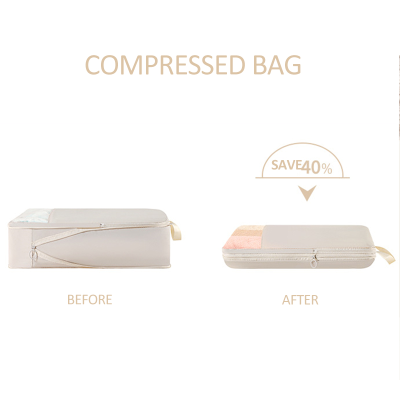 2 ชิ้นชุด Soft Travel Organize - Travel Accessories Packing Cubes บทวิจารณ์และราคา