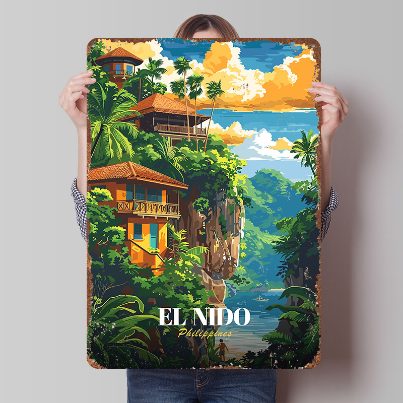 ป้ายโลหะวินเทจแบบกำหนดเองลายโป - Travel Accessories Philippines บทวิจารณ์และราคา