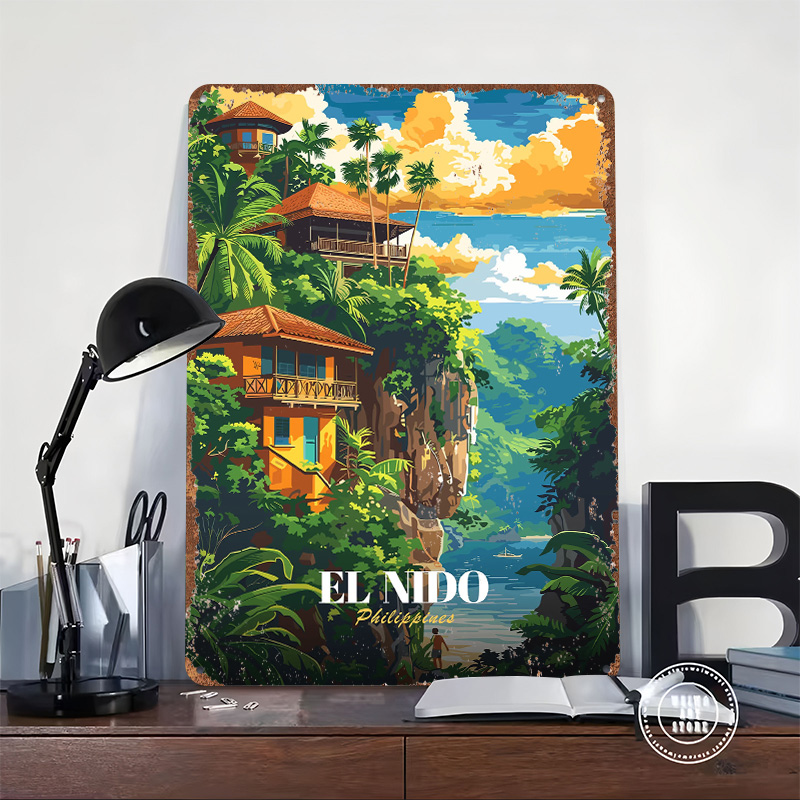 ป้ายโลหะวินเทจแบบกำหนดเองลายโป - Travel Accessories Philippines บทวิจารณ์และราคา