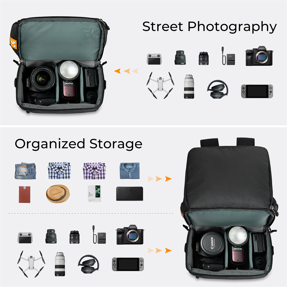 K&F CONCEPT 22L กระเป๋ากล้อง 2 - Camera Bag Travel บทวิจารณ์และราคา