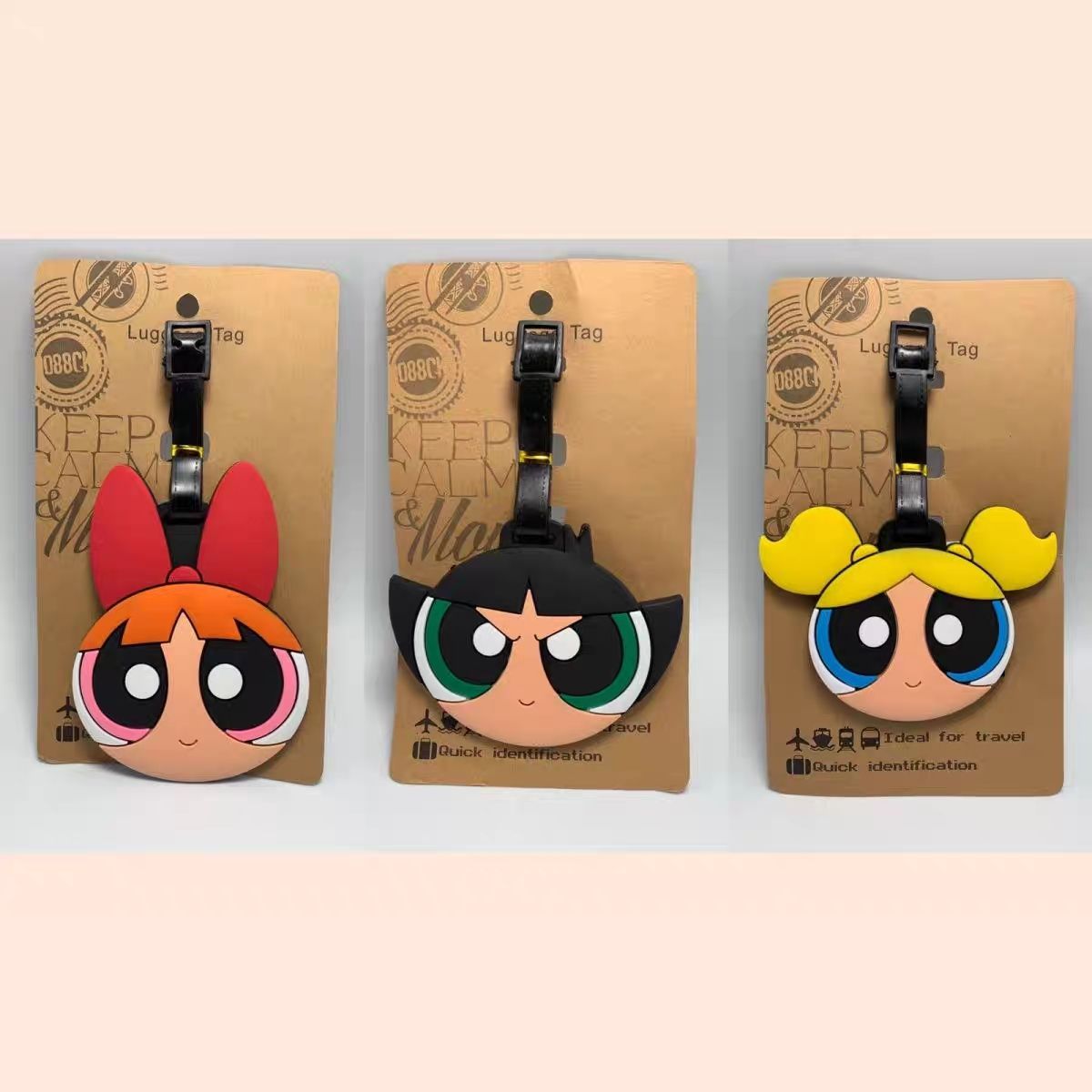 จี้กระเป๋าอนิเมะ The Powerpuff - Travel Accessories New บทวิจารณ์และราคา