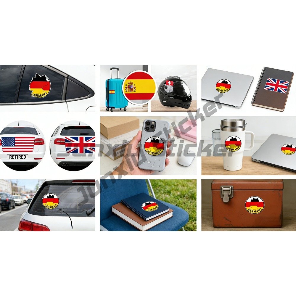 สติกเกอร์ติดรถยนต์ลายธงชาติโรม - Travel Accessories Rome บทวิจารณ์และราคา
