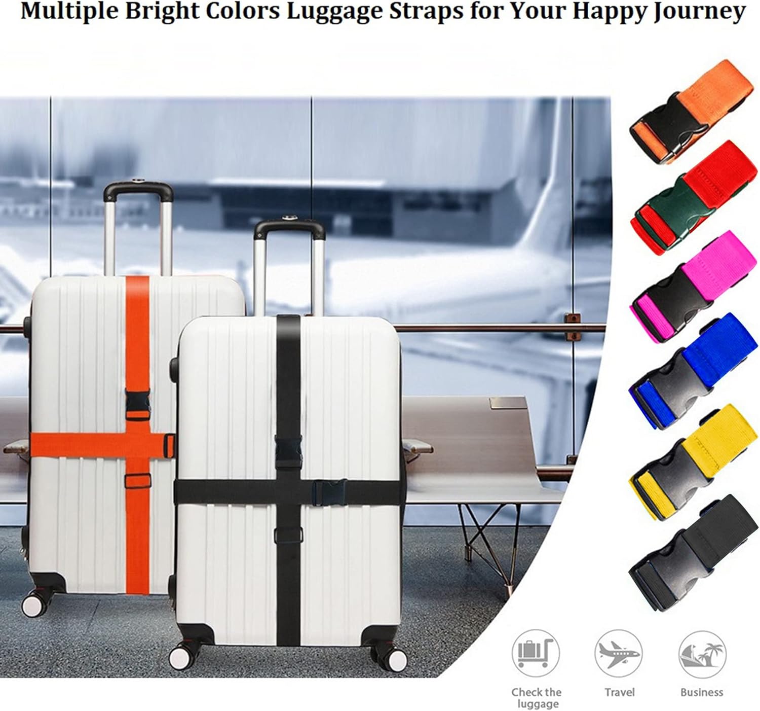 สายรัดกระเป๋าเดินทางปรับได้สีส - Travel Packing Cube บทวิจารณ์และราคา