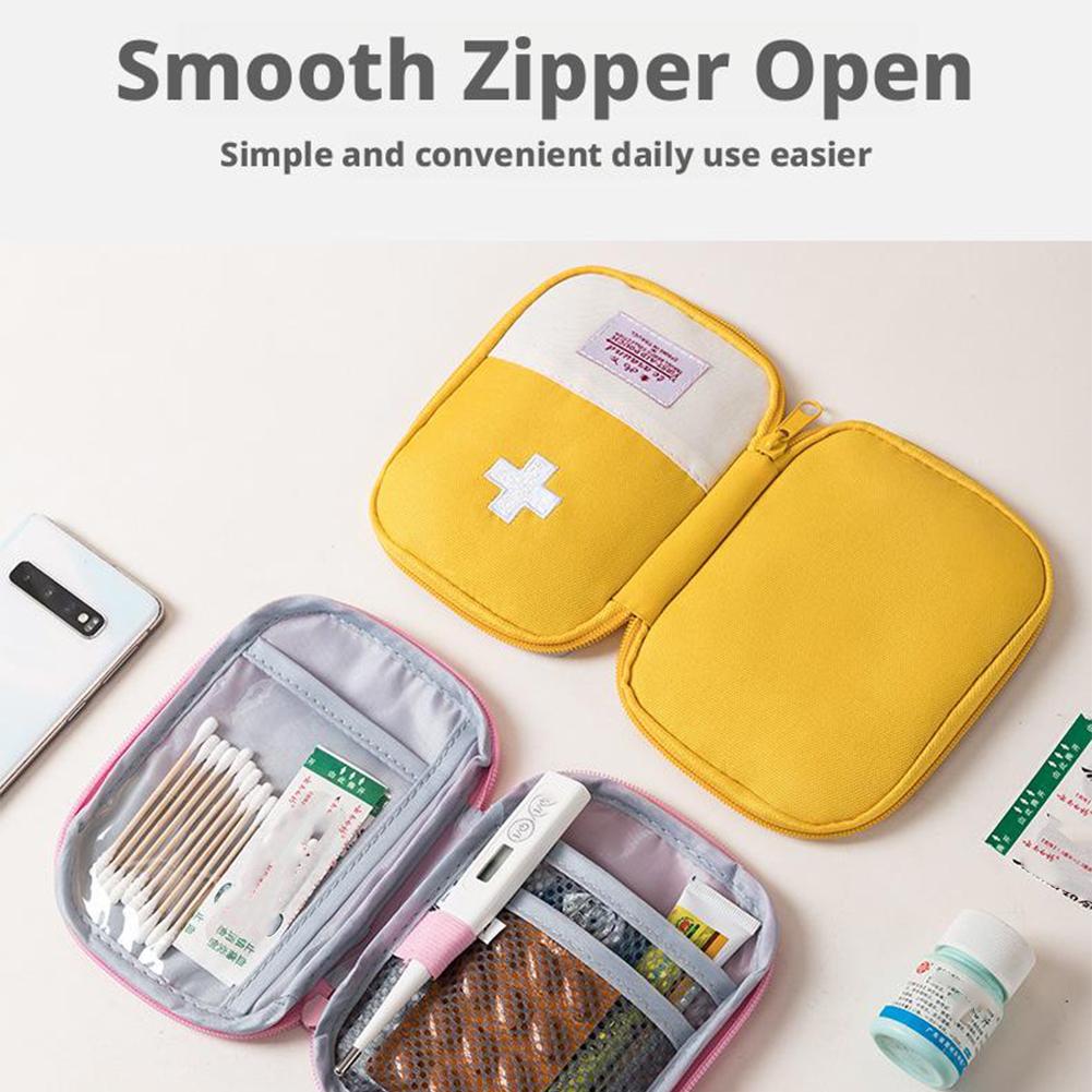 กระเป๋ายาแบบพกพาขนาดเล็ก ชุดปฐ - First Aid Travel Kit บทวิจารณ์และราคา