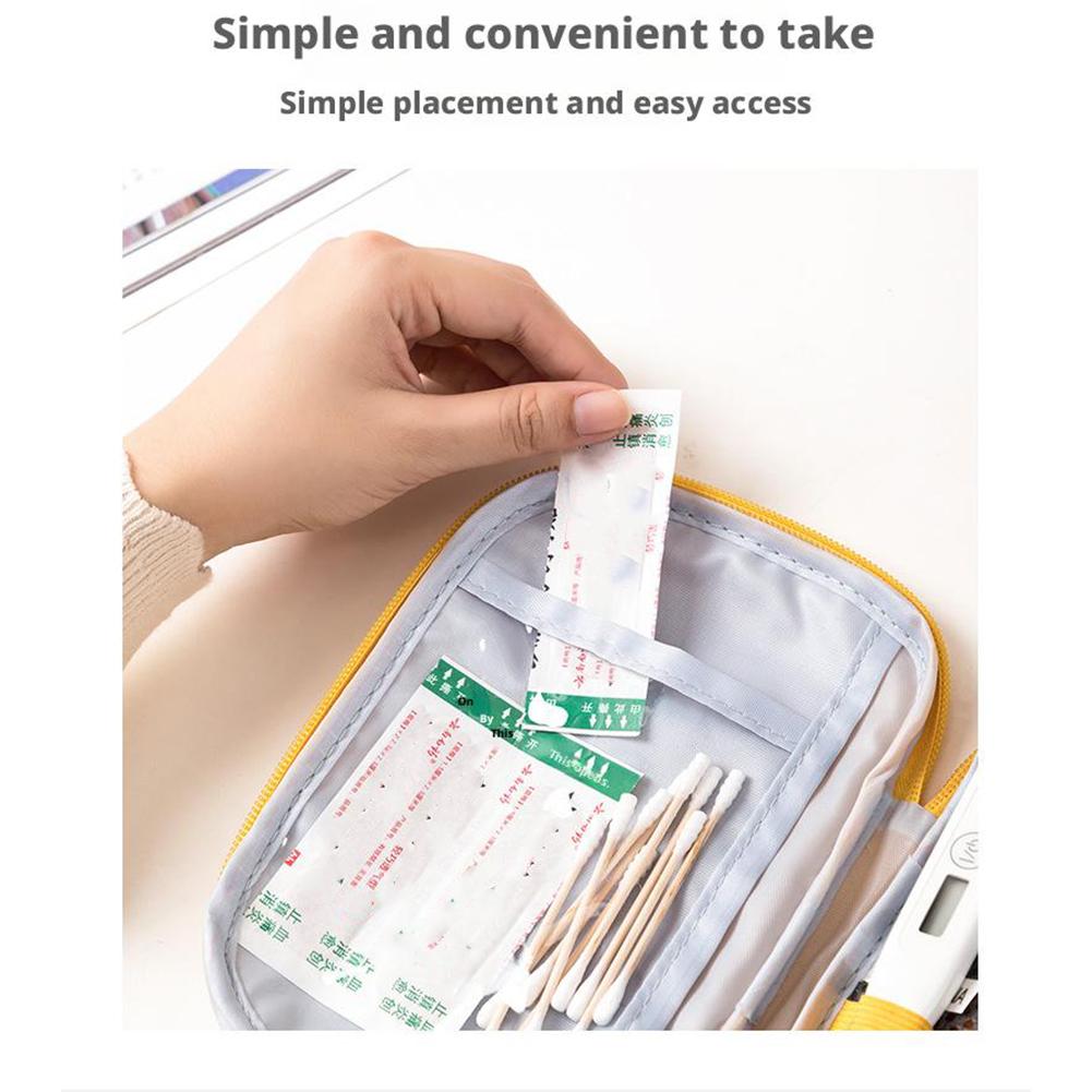 กระเป๋ายาแบบพกพาขนาดเล็ก ชุดปฐ - First Aid Travel Kit บทวิจารณ์และราคา