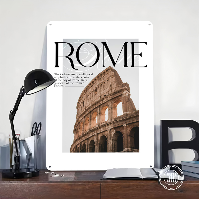โปสเตอร์ท่องเที่ยวโรมโคลอสเซีย - Travel Accessories Rome บทวิจารณ์และราคา