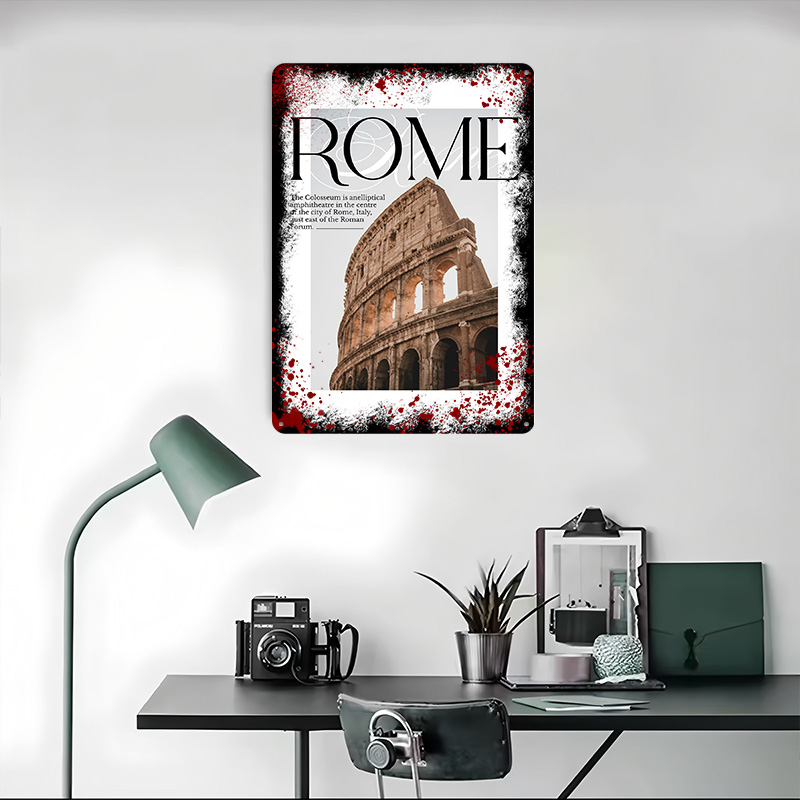 โปสเตอร์ท่องเที่ยวโรมโคลอสเซีย - Travel Accessories Rome บทวิจารณ์และราคา