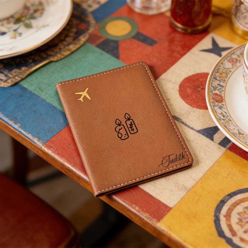 ปกหนังสือเดินทางหนังแท้ 1 ชิ้น - Travel Accessories Meaning บทวิจารณ์และราคา