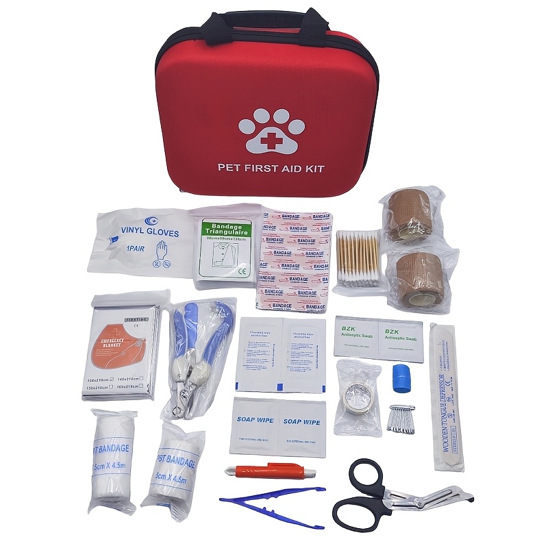 ชุดปฐมพยาบาลสัตว์เลี้ยงแบบพกพา - First Aid Travel Kit บทวิจารณ์และราคา