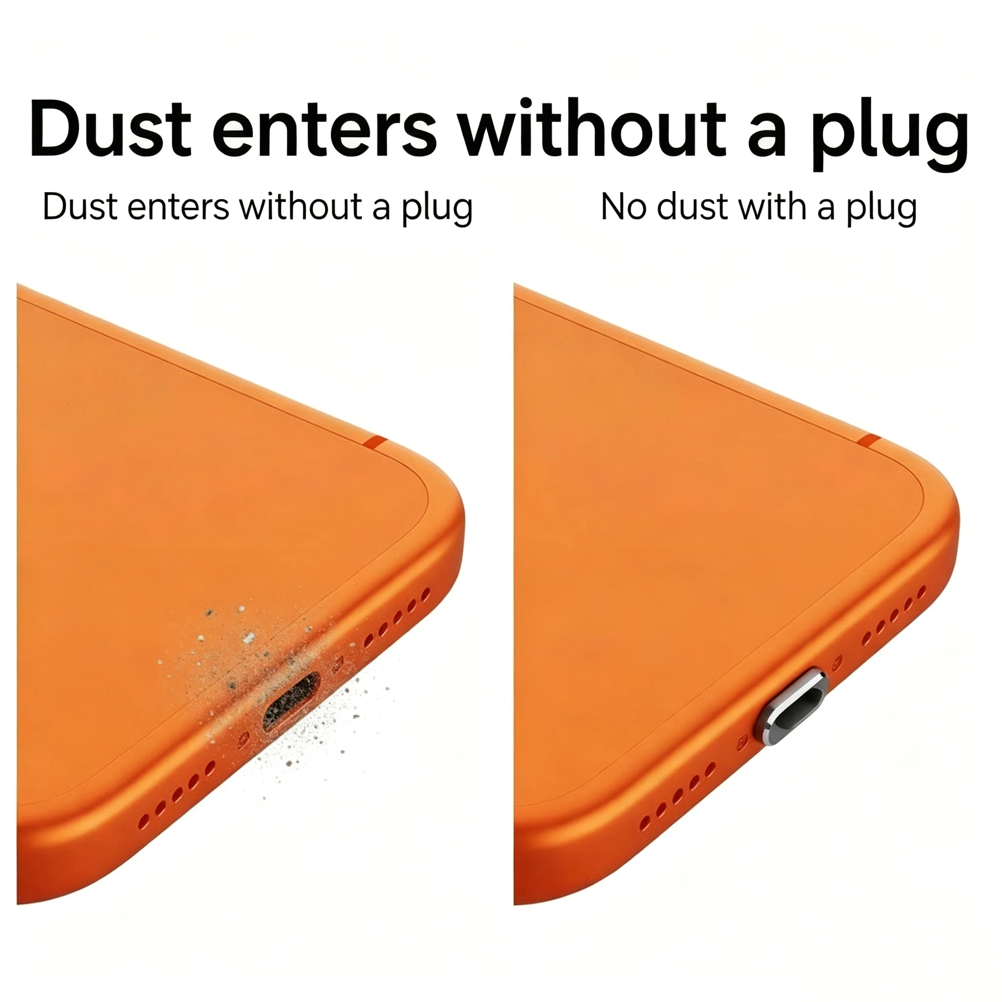 6-1 ชิ้น ปลั๊กกันฝุ่นแบบใสสำหร - Travel Plug Type C บทวิจารณ์และราคา