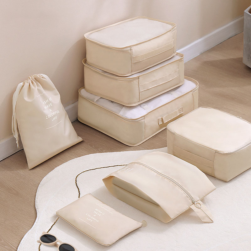 ชุดกระเป๋าจัดระเบียบสำหรับเดิน - Travel Accessories Packing Cubes บทวิจารณ์และราคา