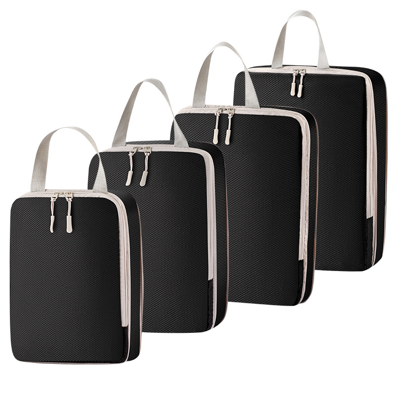 4 ชิ้น/เซ็ตการบีบอัดก้อนบรรจุช - Travel Accessories Packing Cubes บทวิจารณ์และราคา