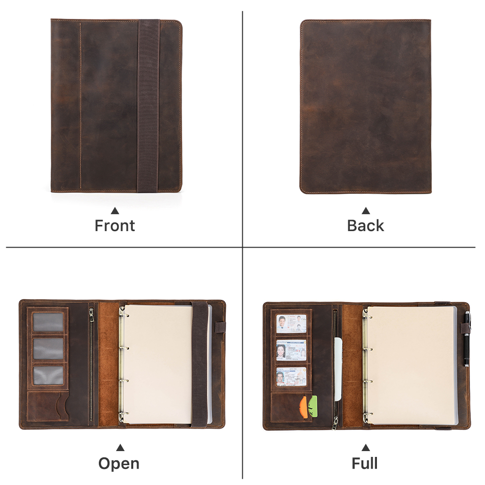 แบบย้อนยุคสุดหรูเคสหนังโน้ตบุ๊ - Travel Journal Accessories บทวิจารณ์และราคา